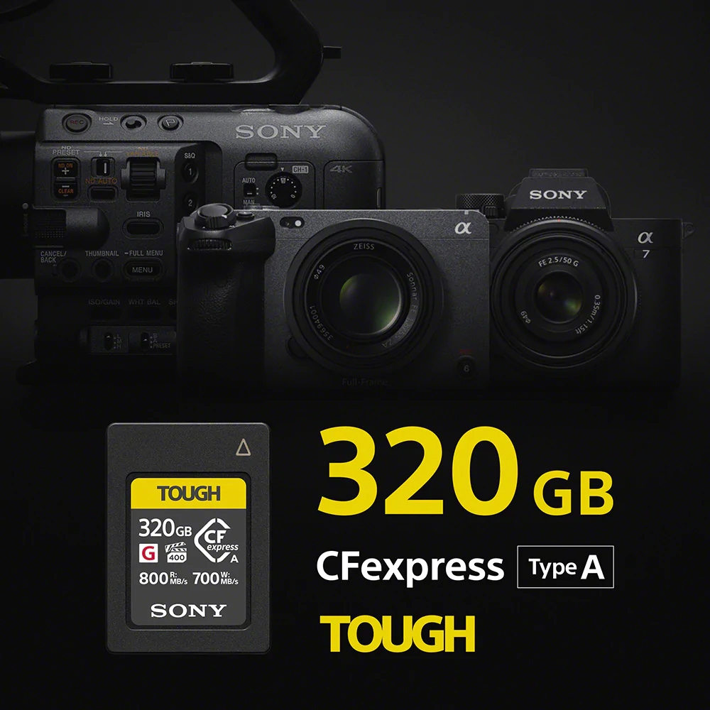 SONY CEA-G320T 320G 320GB 800MB/S CFexpress Type A TOUGH 高速記憶