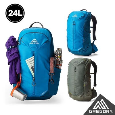 Gregory 官方旗艦 24L ZULU LT 多功能 背包 登山包 地平線藍 牧草綠 透氣背板 水袋包 透氣肩背帶 臀帶