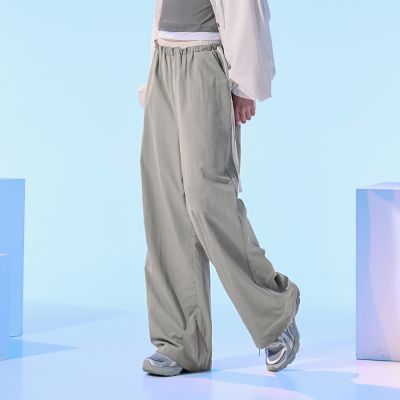 OB嚴選-涼感．抗UV雙腰頭綁帶冰河系防曬長褲《BA7809-》