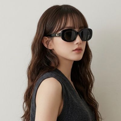 【COACH】橢圓膠框抗UV太陽眼鏡(HC8463U-500287)