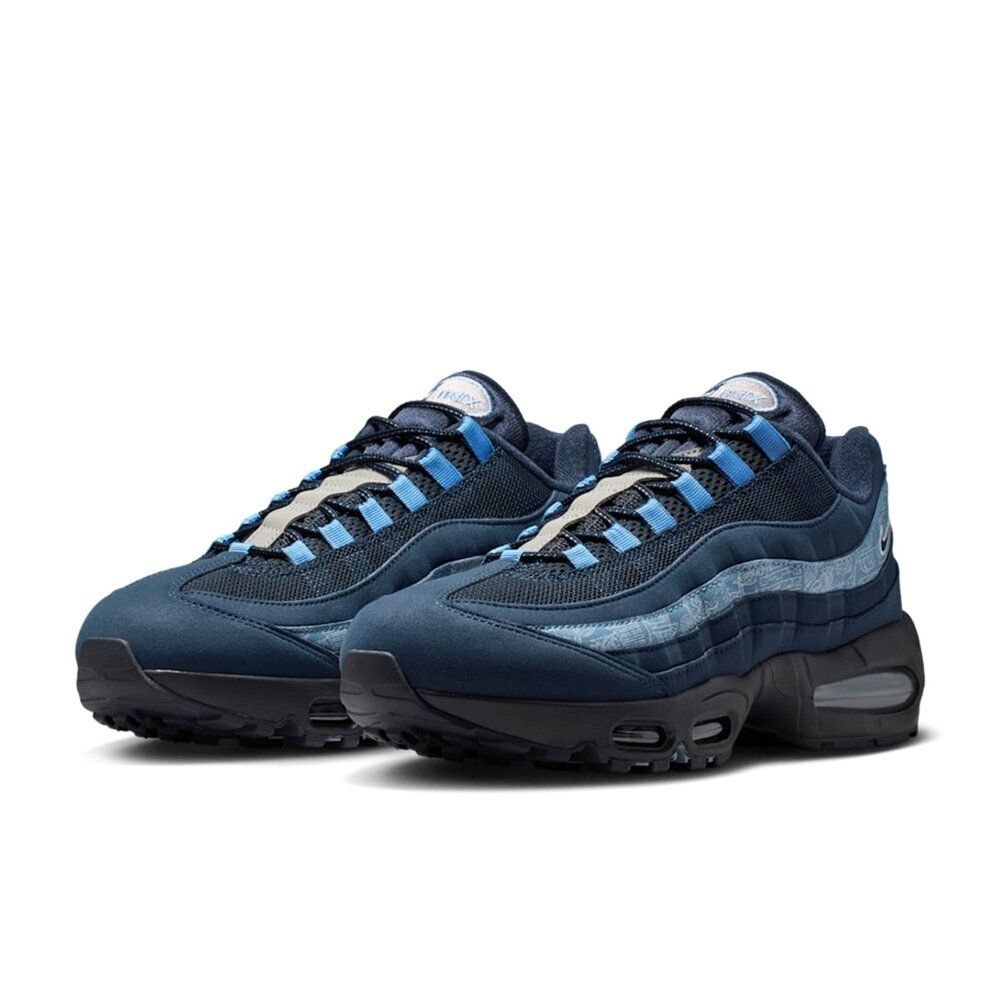 Nike Air Max 95 SE 藏藍塗鴉 氣墊 緩震 舒適 休閒鞋 運動鞋 男鞋 IU2254-900