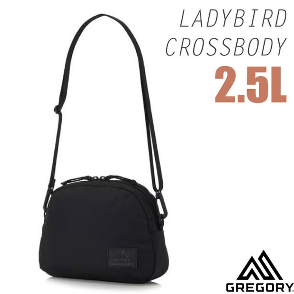 【GREGORY】LADYBIRD CROSSBODY 多用途休閒時尚肩背包2.5L.140954-0581 瑪瑙黑