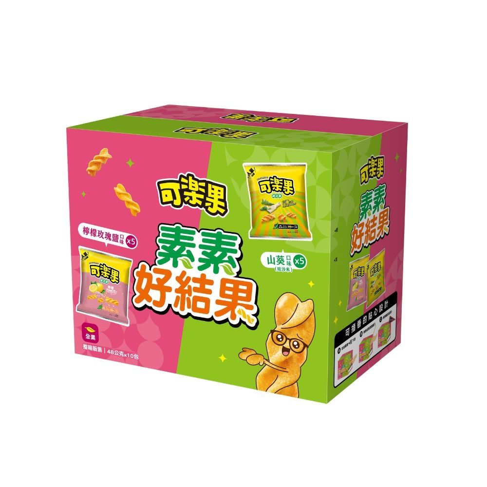 可樂果 素食綜合口味拜拜箱(48gx10包)
