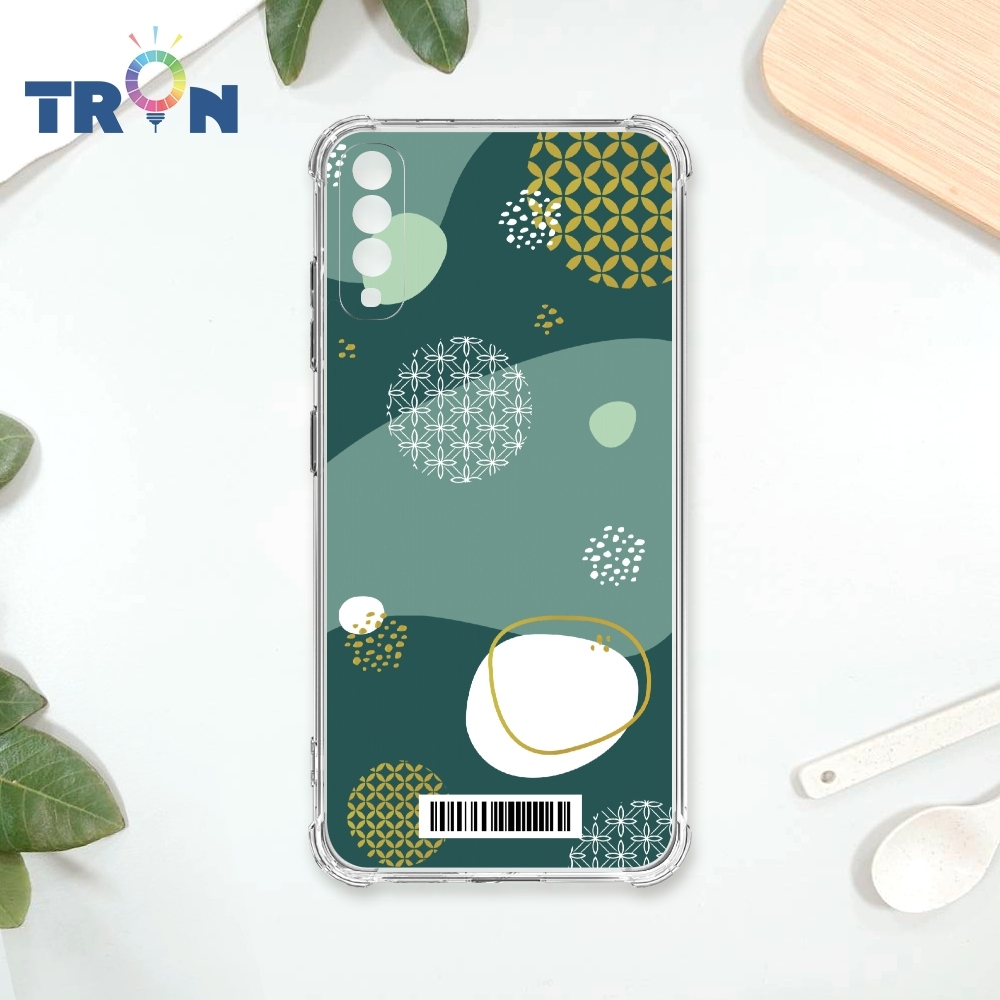 TRON 三星 A70 日系和風圓點銅錢招財系列 四角防摔載具殼 軟殼 手機殼