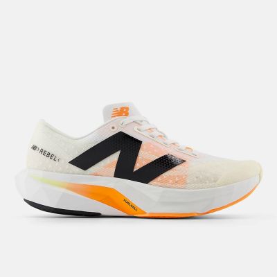 New Balance FuelCell Rebel v4 [WFCXCN4] 女 慢跑鞋 運動鞋 寬楦 緩震 白橘