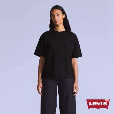 Levi s BLUETAB 舒適版短袖Tee / 黑 女生上衣 人氣新品