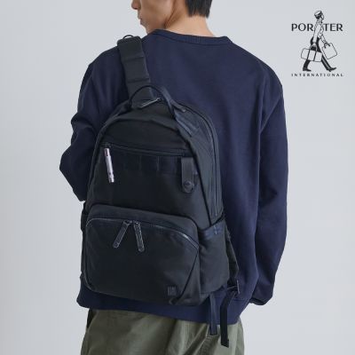 PORTER INTERNATIONAL - 自信經典NEW HEAT後背包 - 藍