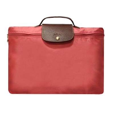 【LONGCHAMP】L2182089P76 經典LE PLIAGE ORIGINAL公事包 S號(粉色)