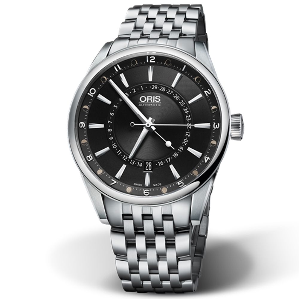 ORIS豪利時 Artix系列 月相週期 機械腕錶 42mm/0176176914054-0782180