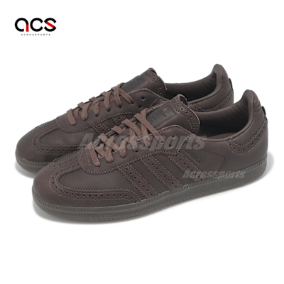 adidas 休閒鞋 Samba OG 男鞋 可可 深棕 德訓鞋 皮革 復古 雕花 愛迪達 JI3231