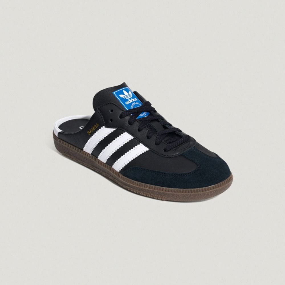 adidas 愛迪達 穆勒鞋 Samba OG Mule W 女鞋 男鞋 黑 白 懶人鞋 德訓鞋 LB3815
