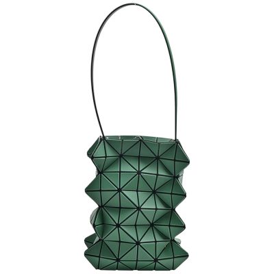 ISSEY MIYAKE 三宅一生BAOBAO GROWTH系列立體幾何斜背包(蕨綠色)
