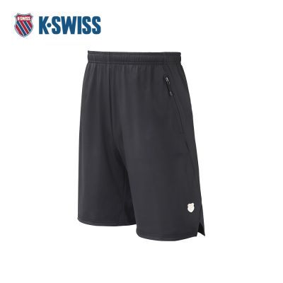 K-SWISS 運動休閒短褲 26SS PF SHORTS 5 M 運動褲 男短褲 黑色 1013693-008
