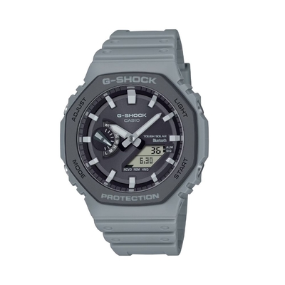 CASIO 卡西歐 G-SHOCK 藍芽 太陽能電力 Urban Utility 城市潮流 水泥灰 八角形錶殼 GA-B2100LUU-8A 45.4mm