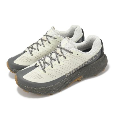 Merrell 越野跑鞋 Agility Peak 5 男鞋 米 灰 緩衝 抓地 戶外 運動鞋 ML068697