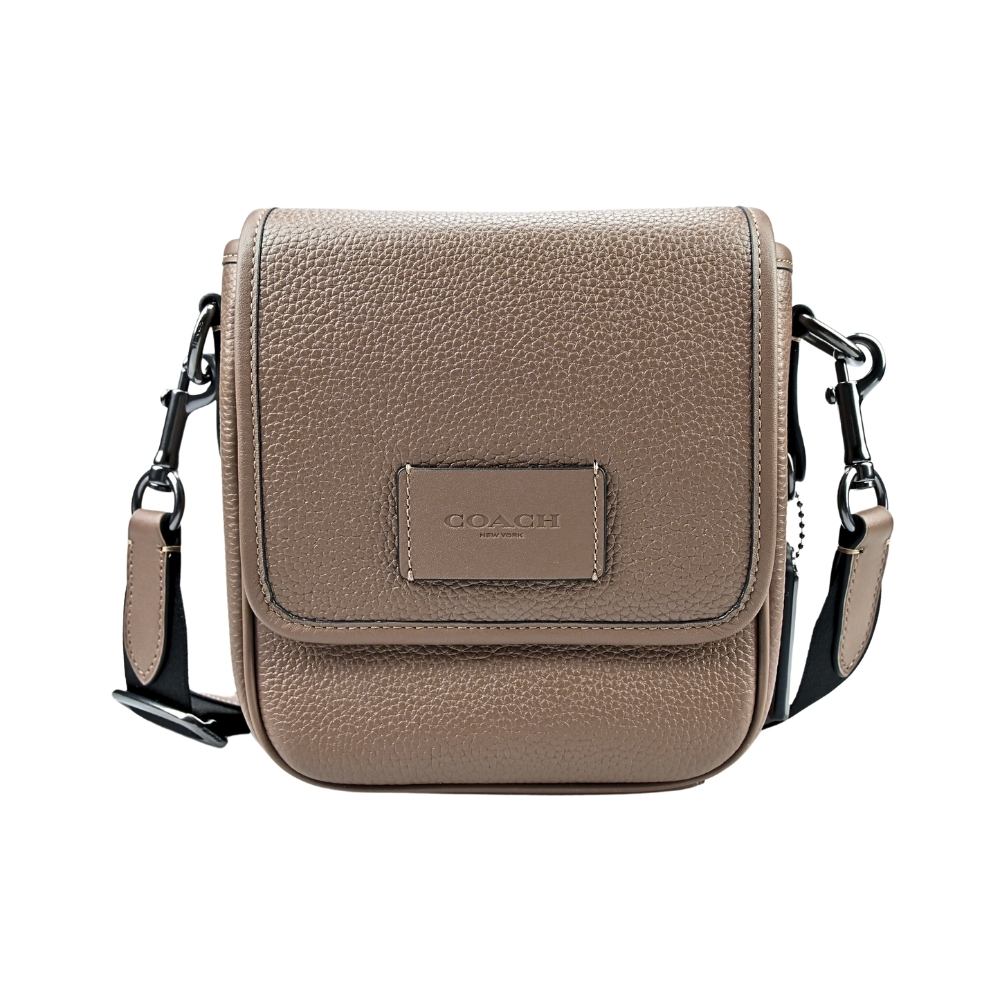 COACH LOGO緹花布/皮革上翻蓋斜背包(多色多款)均一價