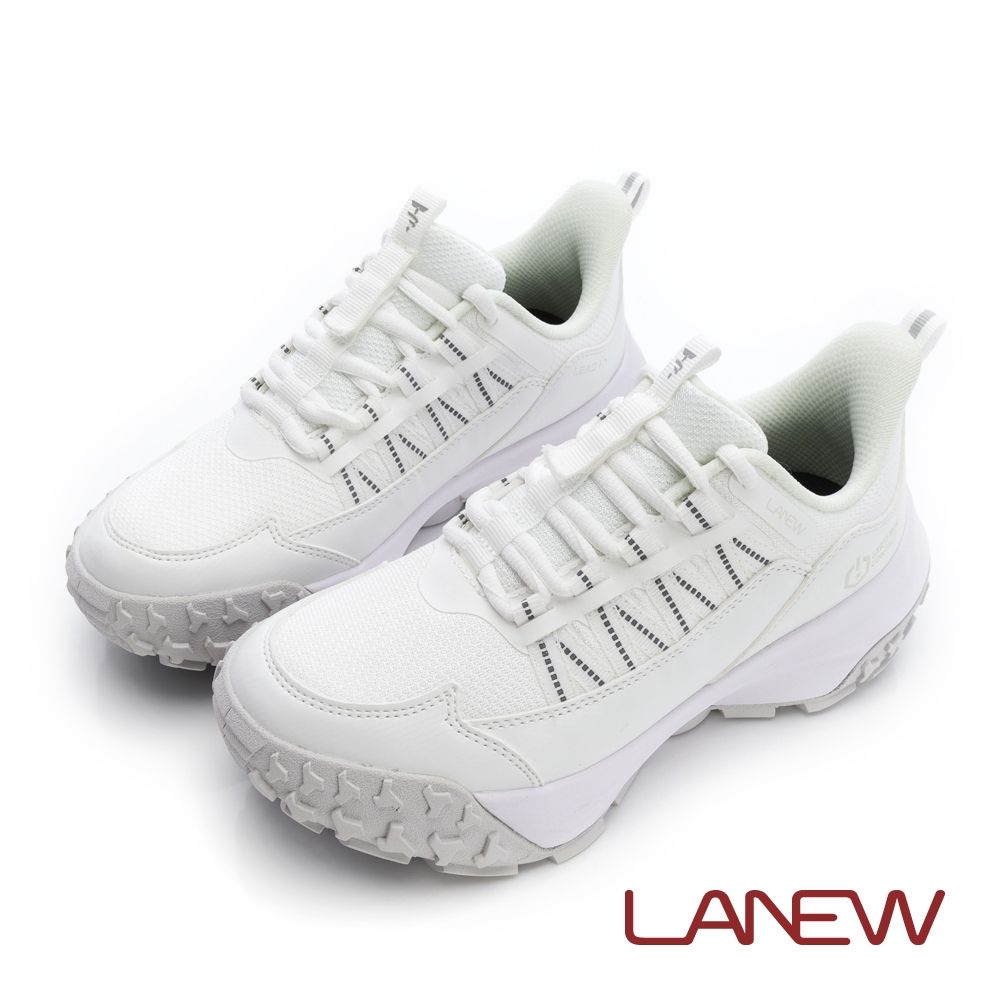 LA NEW CHA KA超導接地氣系列 優纖淨防黴抑菌 運動鞋(女232624040) (白)