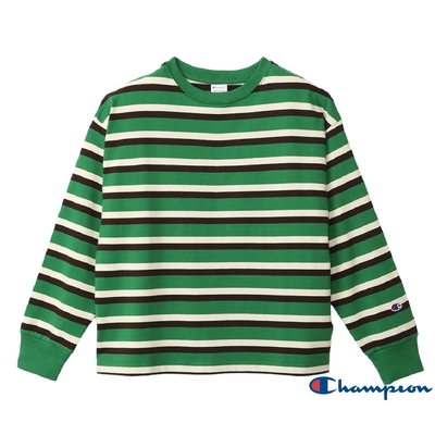 Champion Women條紋長袖Tee(綠色)