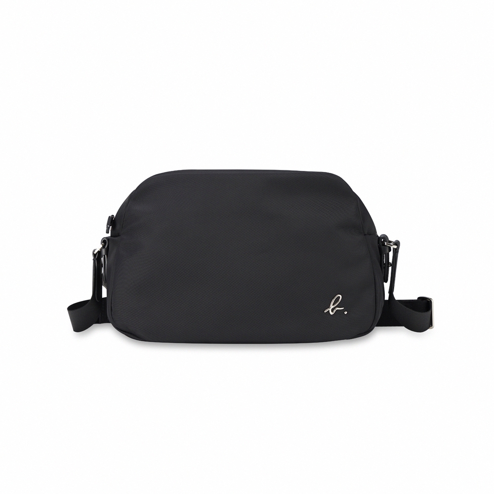 agnes b. voyage b logo斜背包(黑色)