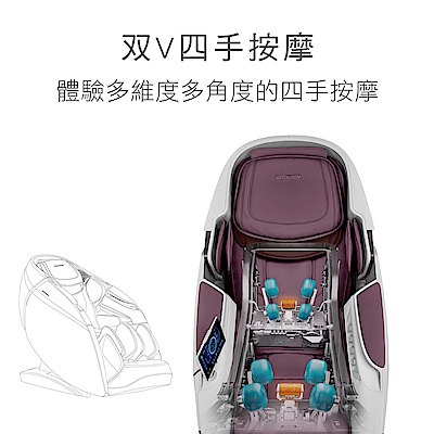 JOHNSON喬山 Johnson A585 四手韻律W按摩椅