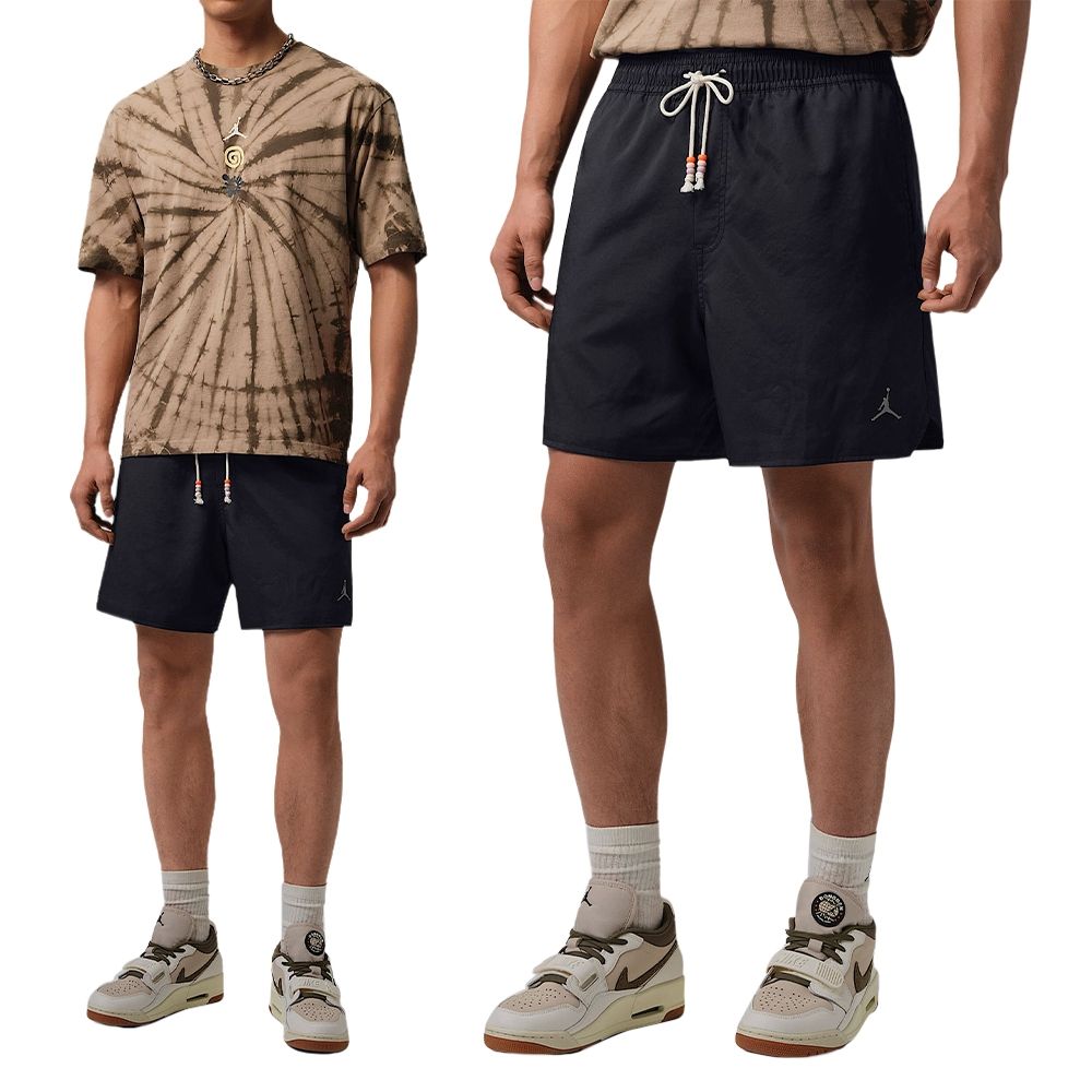 Nike As M J Brk Fstvl Short 短褲 男款 黑色 抽繩 寬鬆 運動 休閒 IF1964-010
