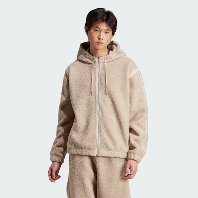 【adidas 愛迪達】 ESSENTIALS 連帽外套 抓絨 男 - Originals IM4441