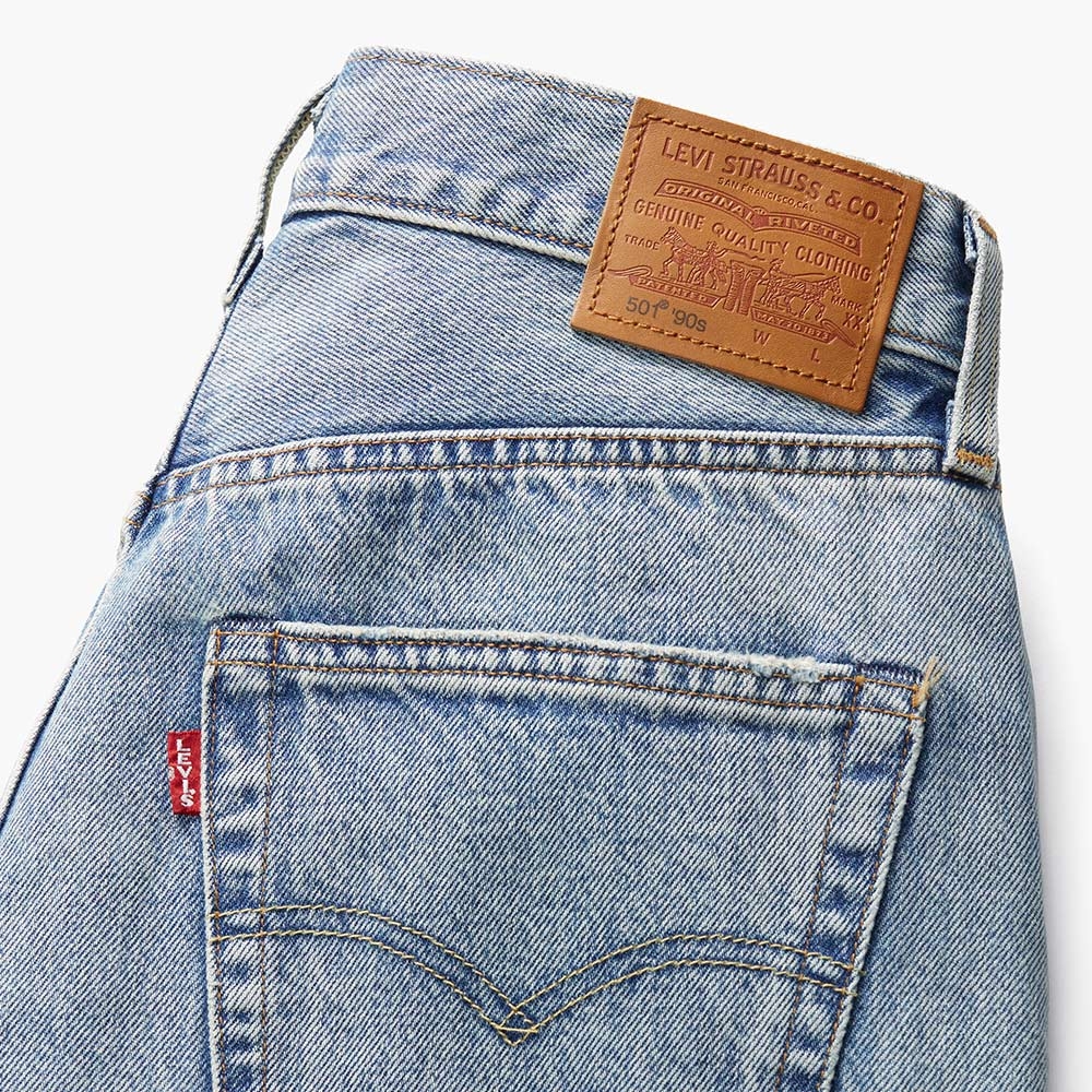 Levi's 501 90's 女款中腰及踝直筒丹寧牛仔褲/ 赤耳| 牛仔褲| Yahoo