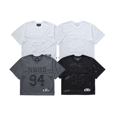Neighborhood Mesh Hockey Shirt SS 短袖網眼球衣 黑/灰/白 261FPNH-CSM10