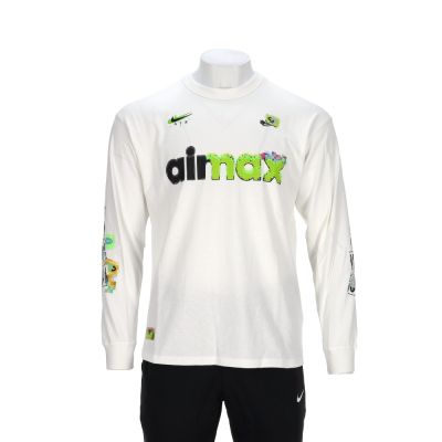 Nike As M Nsw Fam Reunion Ls Tee 長袖男款白色印花薄T IQ3976-100