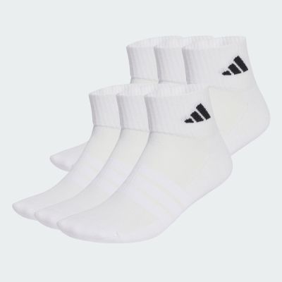 adidas 愛迪達 襪子 短襪 運動襪 六雙組 C ESS ANK 6PP 白 KE5495