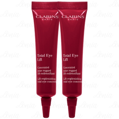 CLARINS克蘭詩 全效緊緻眼霜 CLARINS克蘭詩 全效緊緻眼霜,專為成人設計,適用於臉部眼部,具有緊緻保養功效。容量為7ml*2,採用旅行袋組裝,方便攜帶。為國內專櫃公司貨,製造日期至2026年6月,儲存期限3年(請詳見產品包裝標示)。適合各種膚質使用,是日常保養的必備品。