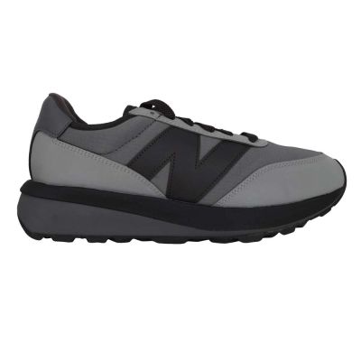 NEWBALANCE 男復古運動休閒鞋-慢跑 370系列 NB U370OA 灰黑