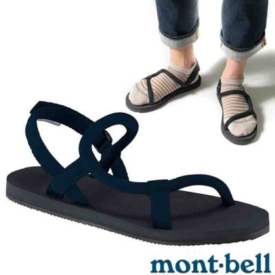 【MONT-BELL 日本】 LOCK-ON 自動調校織帶涼鞋.拖鞋/防滑鞋床.後跟可調.EVA鞋底 1129475 DN/DN 深藍