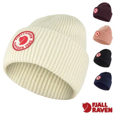 【Fjallraven 北極狐】1960 Logo Hat 輕量針織100% 羅紋針織羊毛保暖帽.毛線帽/ 78142