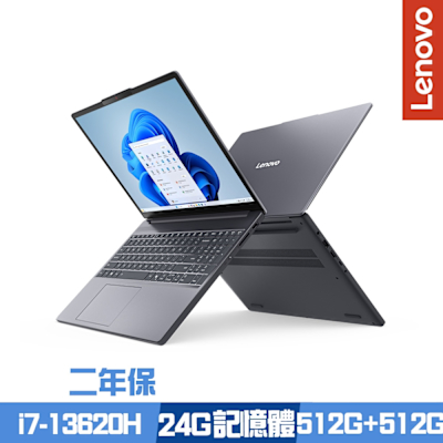 Lenovo聯想 Lenovo 聯想 IdeaPad Slim3 83K100BJTW 14吋效能筆電 i7-13620H/8G+16G/512G+512G PCIe SSD/Win11/二年保/特仕版