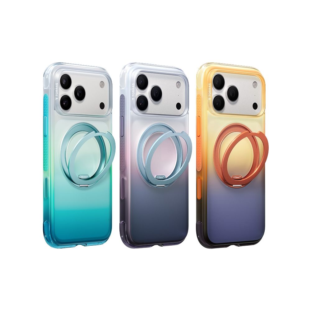 Torras 圖拉斯 iPhone 18 Pro 系列 Ostand O3 Air 360度支架防摔手機殼