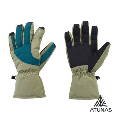 【ATUNAS 歐都納】防水保暖手套A1AG2505N松綠/防風/防水/掌心止滑/舒適版型