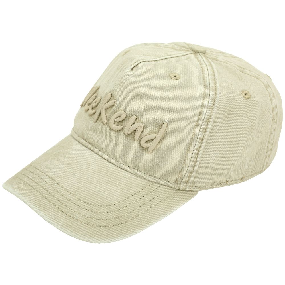 Max Mara-WEEKEND BRUNO 草寫立體刺繡字母棒球帽(卡其色)