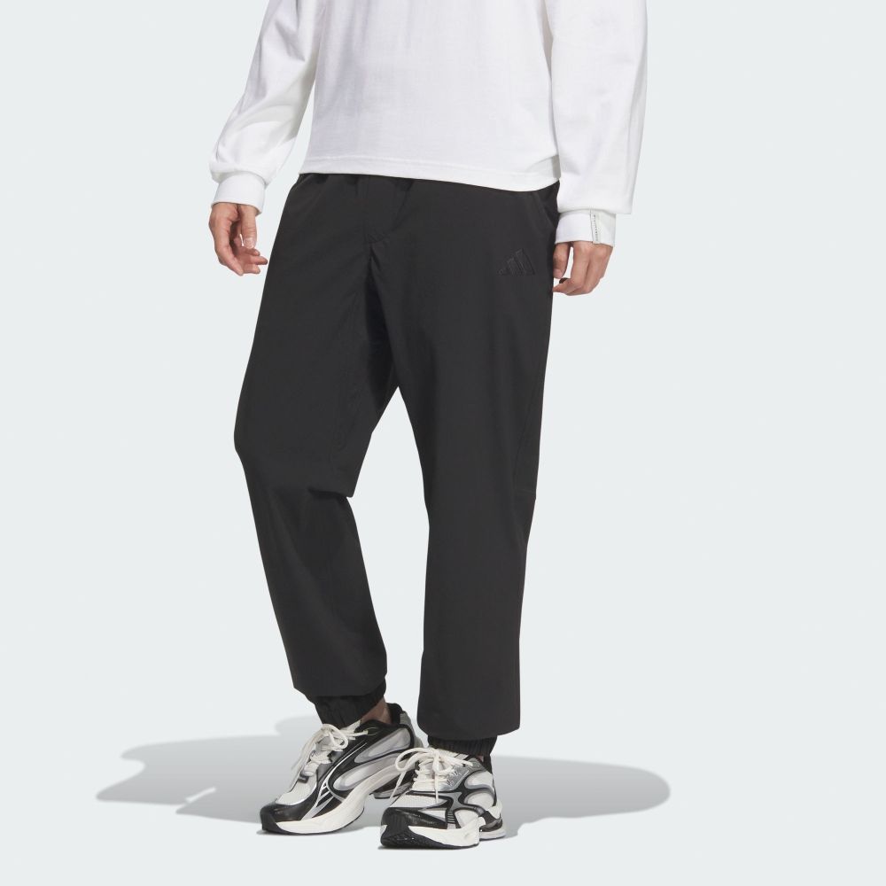 【adidas 愛迪達】 ESSENTIALS PLUS 運動長褲 男 KA1284