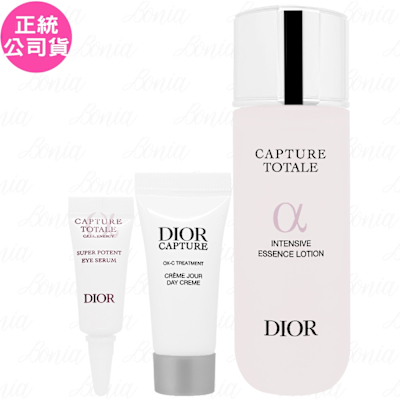 Dior迪奧 Dior 迪奧 逆時保養滿額禮(逆時能量奇蹟露50ml+逆時能量超彈力亮眼精華3ml+逆時活氧膠原霜5ml)(公司貨)