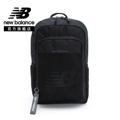 【New Balance】多層收納後背包/筆電包(附吊飾)_中性_黑色_AC0931ZBK