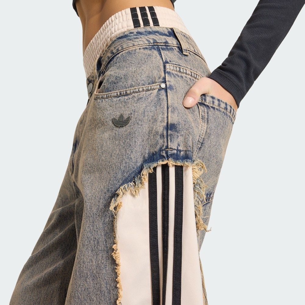 adidas 愛迪達】 ADILENIUM 5.0 丹寧長褲女- Originals KY5193
