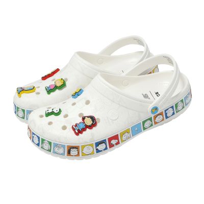 Crocs 洞洞鞋 Peanuts Crocband Clog 男女鞋 卡駱班 史努比克駱格 21211590H