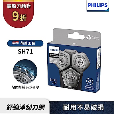 【PHILIPS飛利浦】SH71/51電鬍刀替換刀頭