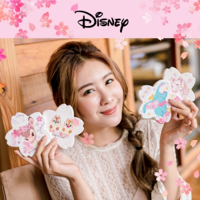 【收納皇后】Disney迪士尼-櫻花祭珪藻土造型吸水杯墊/矽藻土/矽藻土 SGS檢驗不含石綿 小飛象/小鹿斑比/奇奇蒂蒂/瑪麗貓