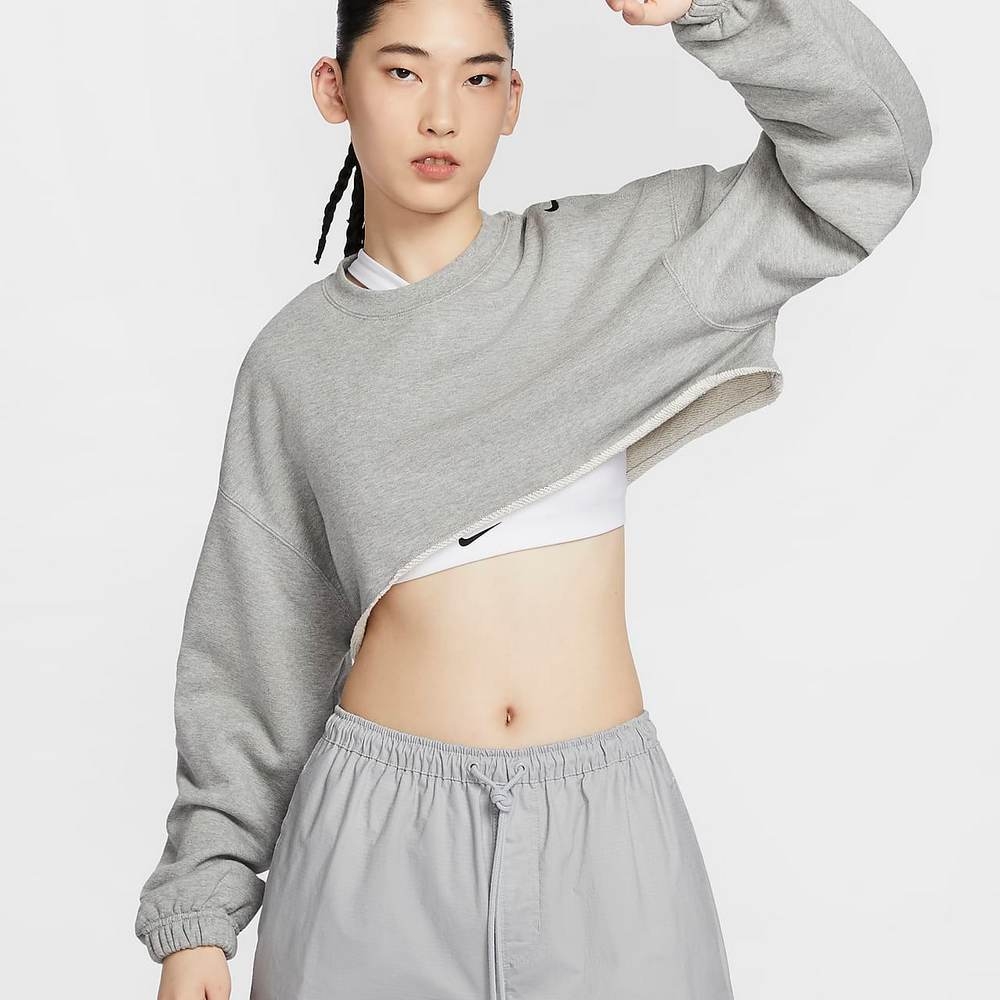 NIKE AS W NSW DANCE OS SHRUG 女長袖上衣-灰-FV7510063 | NIKE 
