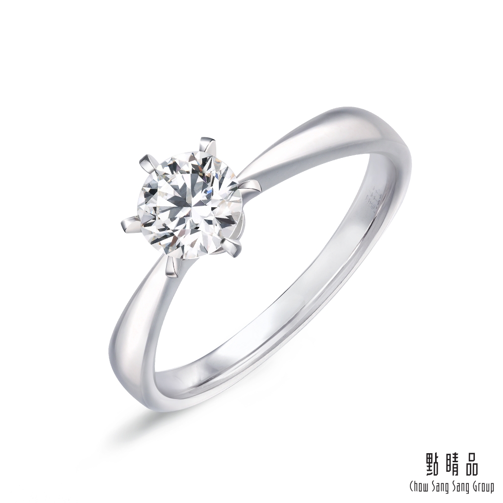 點睛品 PROMESSA  如一系列 18K金鑽石戒指_港圍11