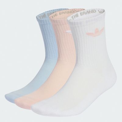ADIDAS TR CREW S 3P 男女 中統襪 KQ8932