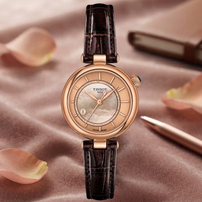 TISSOT 天梭 官方授權 T152.207.36.521.00 Desir系列 珍珠貝機械女錶 周年慶獻禮 送禮推薦-28mm T1522073652100