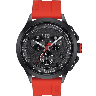 TISSOT 天梭 官方授權 T-RACE 系列 環西自行車款 運動腕錶-T1354173705104 聖誕節 禮物